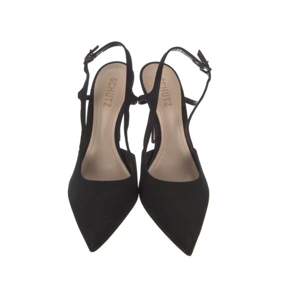 Schutz Suede Slingback Pumps - Picture 3 of 5